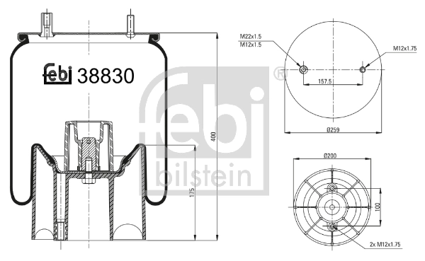 Bellow, air suspension